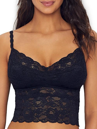 Shop Cosabella Never Say Never Cropped Cami Bralette In Black