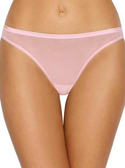 Shop Cosabella Soire Confidence Classic Thong In Pink Lilly