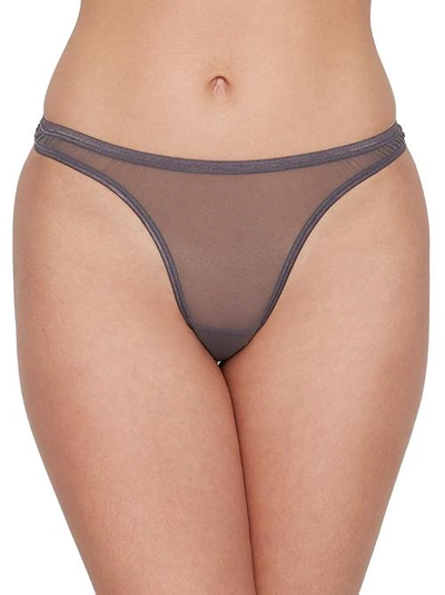 Shop Cosabella Soire Confidence Classic Thong In Charcoal