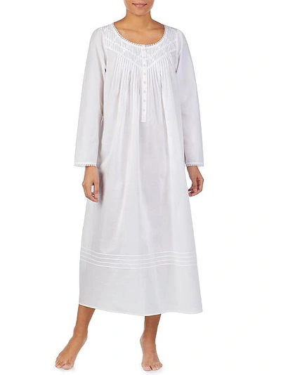 Shop Eileen West Poetic Woven Nightgown In White