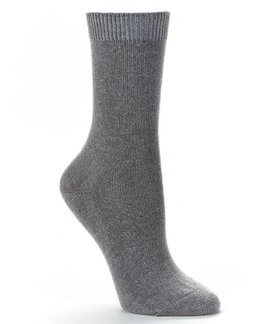 Shop Falke Cosy Wool Socks In Grey Melange