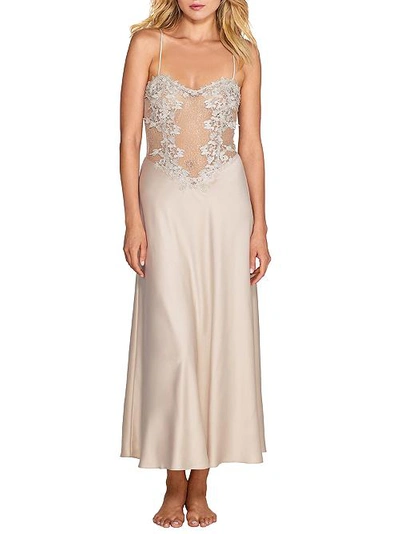 Shop Flora Nikrooz Showstopper Charmeuse Gown In Champagne