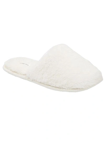 Shop Flora Nikrooz Victoria Teddy Slippers In Ivory