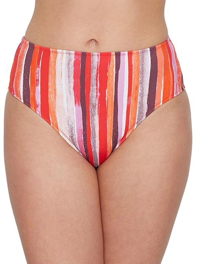 Shop Freya Bali Bay High-waist Bikini Bottom In Summer Multi