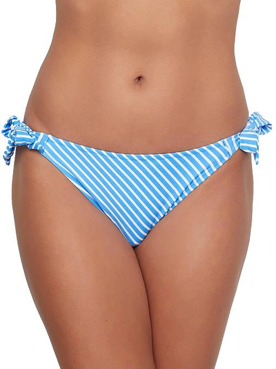 Shop Freya Beach Hut Rio Scarf Side Tie Bikini Bottom In Blue Moon