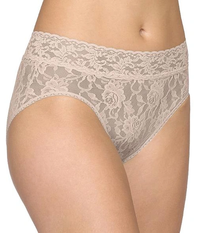 Shop Hanky Panky Signature Lace French Brief In Chai