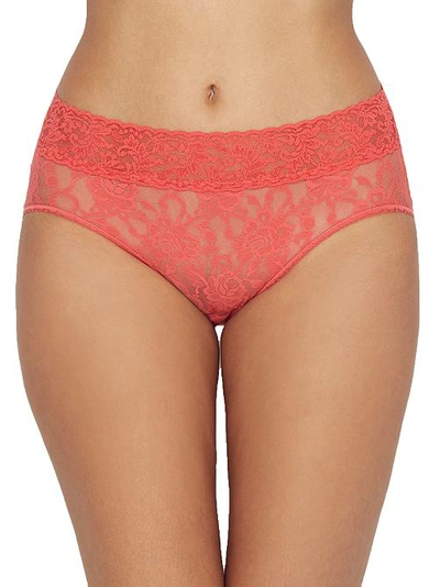 Shop Hanky Panky Signature Lace French Brief In Ripe Watermelon