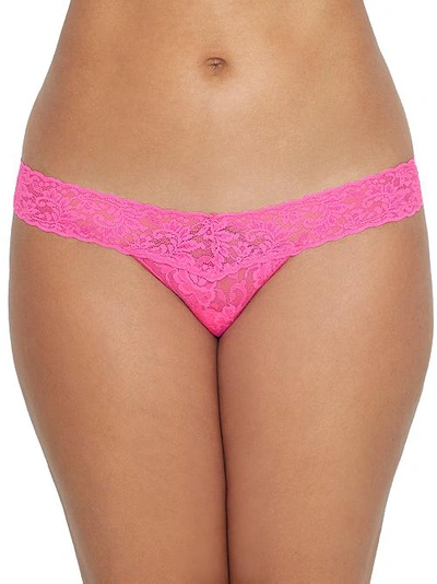 Shop Hanky Panky Signature Lace Low Rise Thong In So Lindsi Pink