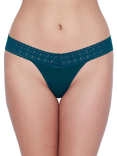 Shop Hanky Panky Dream Low Rise Thong In Ivy