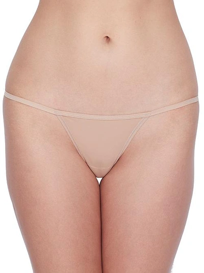 Shop Hanky Panky Breathe G-string In Taupe