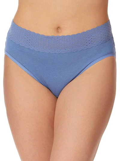 Shop Hanky Panky Organic Cotton French Cut Brief In Chambray