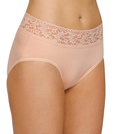 Shop Hanky Panky Supima Cotton French Cut Brief In Chai