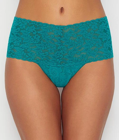 Shop Hanky Panky Signature Lace Retro Thong In So Jaded