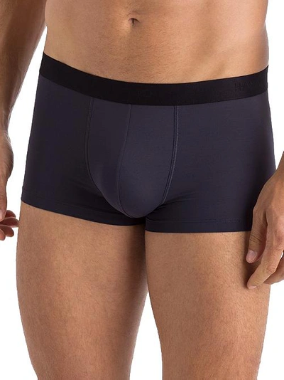 Shop Hanro Micro Touch Trunk In Smoky Blue