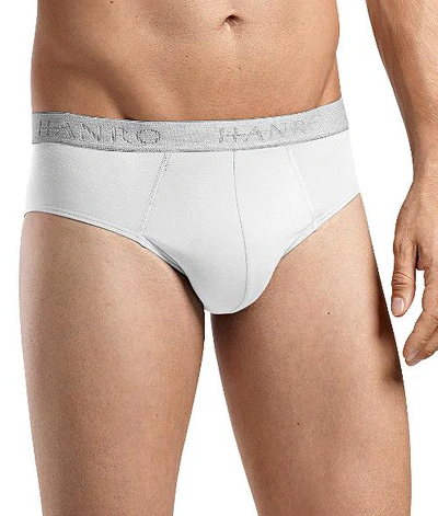 Shop Hanro Cotton Essentials Brief 2-pack In White