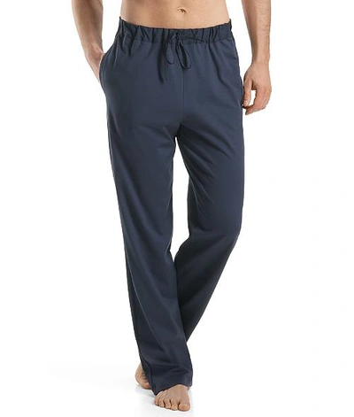 Shop Hanro Night & Day Knit Lounge Pants In Black Iris