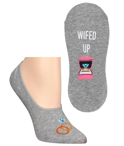 Shop Hot Sox ''wifed Up'' Ped In Grey
