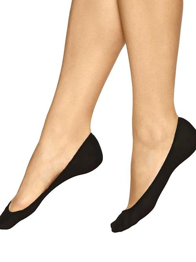 Shop Hue Perfectly Bare Hidden Shoe Liners In Black