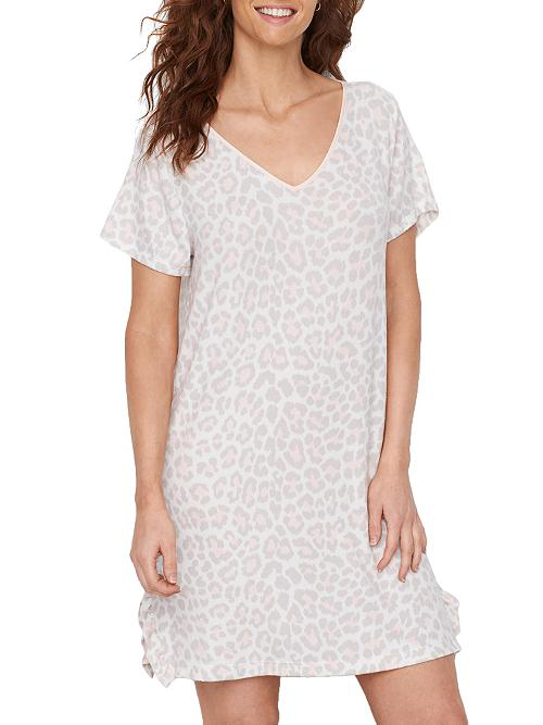 leopard print sleep shirt