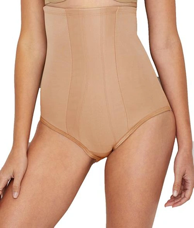 Shop Miraclesuit Extra Firm Control High-waist Brief In Stucco