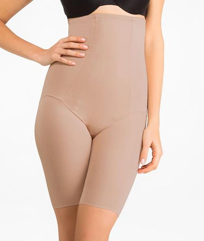Shop Miraclesuit Extra Firm Control High-waist Thigh Slimmer In Nude