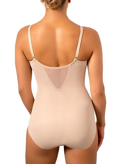 Shop Miraclesuit Sexy Sheer Extra Firm Control Bodysuit In Nude