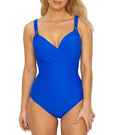 Shop Miraclesuit Razzle Dazzle Siren One-piece In Delphine Blue