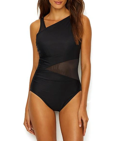 Shop Miraclesuit Illusionists Azura Underwire One-piece In Black