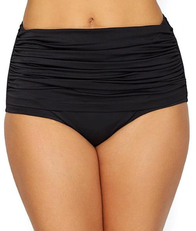 Shop Miraclesuit Norma Jean Retro Bikini Bottom In Black