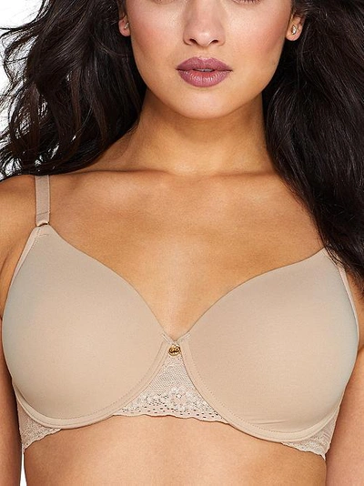 Shop Natori Bliss Perfection T-shirt Bra In Cafe