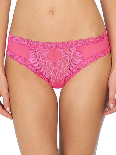 Shop Natori Feathers Hipster In Raspberry Crush