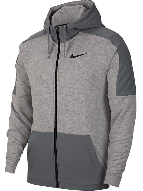 Nike Dri-fit Zip-up Hoodie In Dark Grey Heather | ModeSens