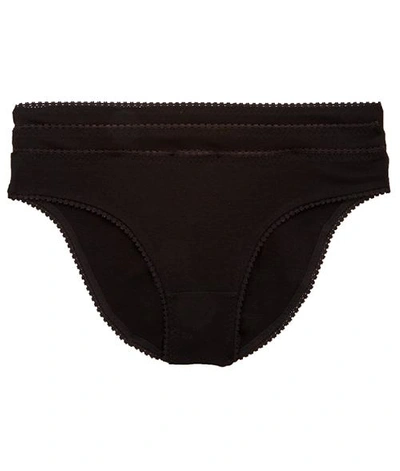 Shop On Gossamer Cabana Cotton Hip Bikini 3-pack In Black