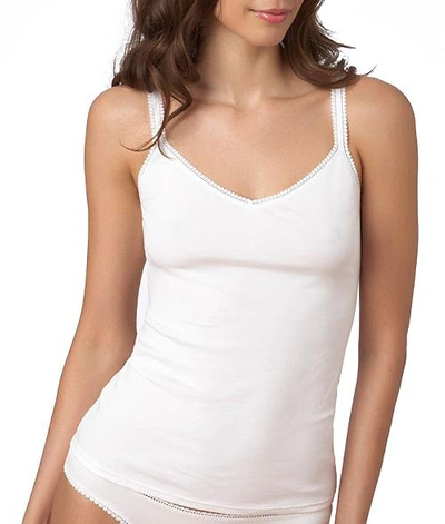Shop On Gossamer Cabana Cotton Two-way Camisole In White