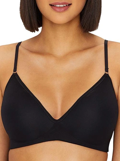 Shop On Gossamer Next To Nothing Micro Wire-free T-shirt Bra In Black