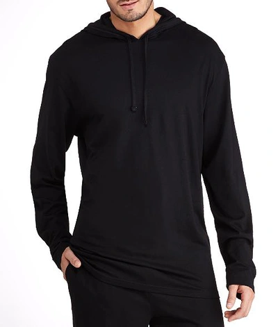 Shop Polo Ralph Lauren Supreme Comfort Knit Hoodie In Polo Black