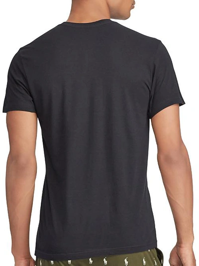 Shop Polo Ralph Lauren Classic Fit Cotton T-shirt 3-pack In Black,white,navy