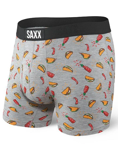 Shop Saxx Ultra Boxer Brief In Grey Taco