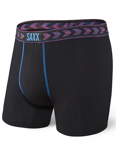 Shop Saxx Vibe Boxer Brief In Space Dye Black