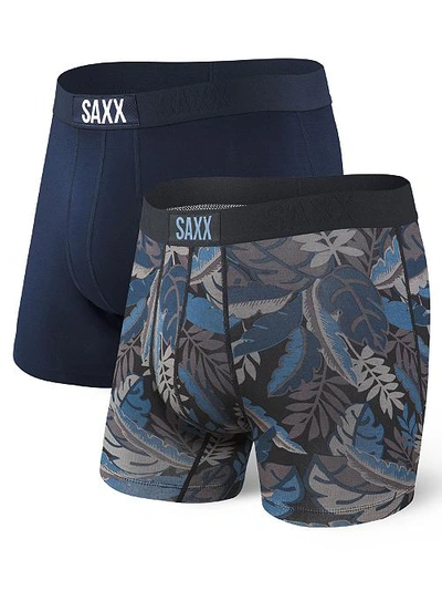 Shop Saxx Vibe Boxer Brief 2-pack In Jungle