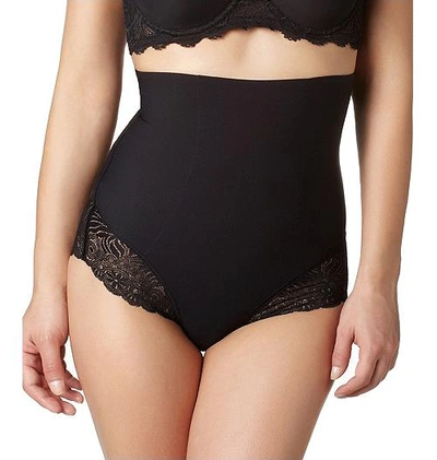 Shop Simone Perele Top Model Medium Control High-waist Brief In Black