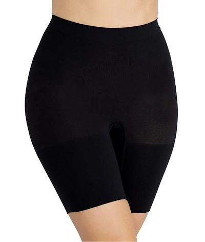Shop Spanx Power Series Medium Control Shorts In Black
