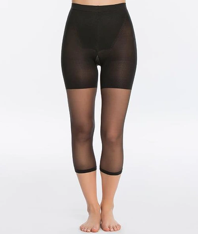 Shop Spanx Power Medium Control Capri In Black