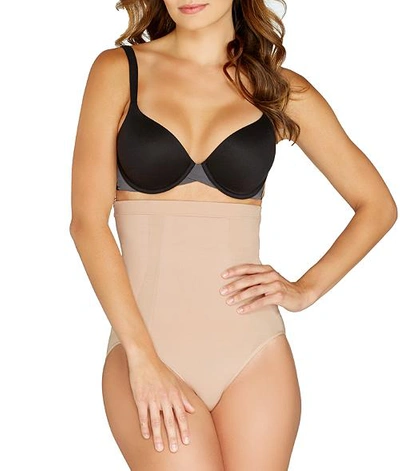 Shop Spanx Oncore Firm Control High-waist Brief In Soft Nude
