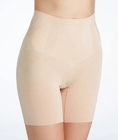 Shop Spanx Oncore Firm Control Mid-thigh Shaper In Soft Nude