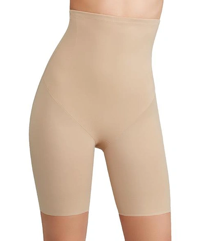 Shop Tc Fine Intimates Extra-firm Control High-waist Thigh Slimmer In Nude