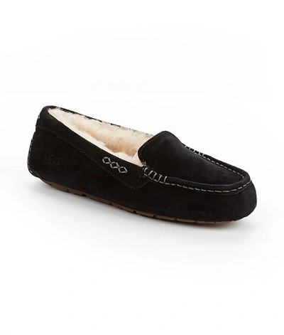 Shop Ugg Ansley Slippers In Black