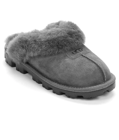Shop Ugg Coquette Slippers In Grey