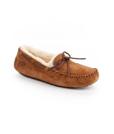 Shop Ugg Dakota Slippers In Chestnut