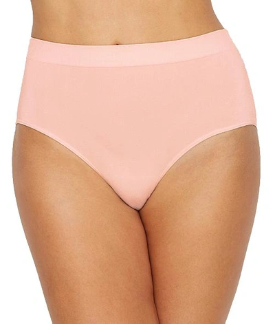 Shop Wacoal B-smooth Full Brief In Chalk Pink